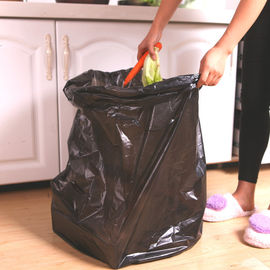 HDPE黑色无芯连卷八折垃圾袋，厨房用，500*600*0.010mm