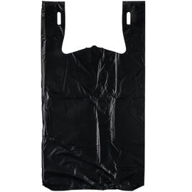 HDPE 黑色背心袋，垃圾袋 300+160*525mm 15mic