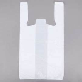 HDPE 白色背心袋，垃圾袋，购物袋，300+160*525mm 15mic